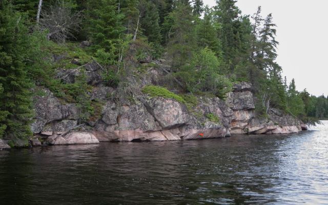 pictograph Island on Red Lake